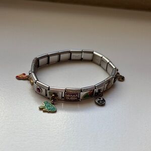 Silver Italian Charm Bracelet